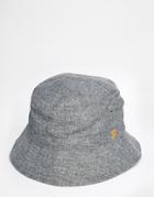 Farah Grafton Marl Bucket Hat - Gray