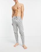 Polo Ralph Lauren Lounge Sweatpants In Gray With All Over Pony Logo-grey