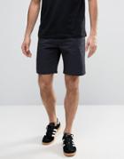 Penfield Yale Solid Chino Shorts Straight Tricolour Waist In Navy - Navy