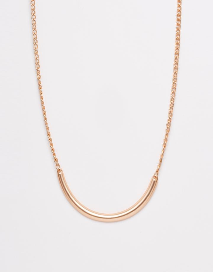 Selected Femme Louisa Necklace - Rose Gold