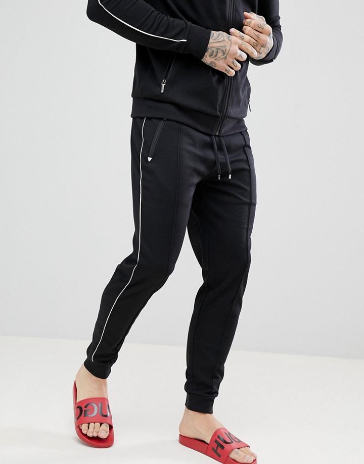 Boss Bodywear Cuffed Joggers - Black