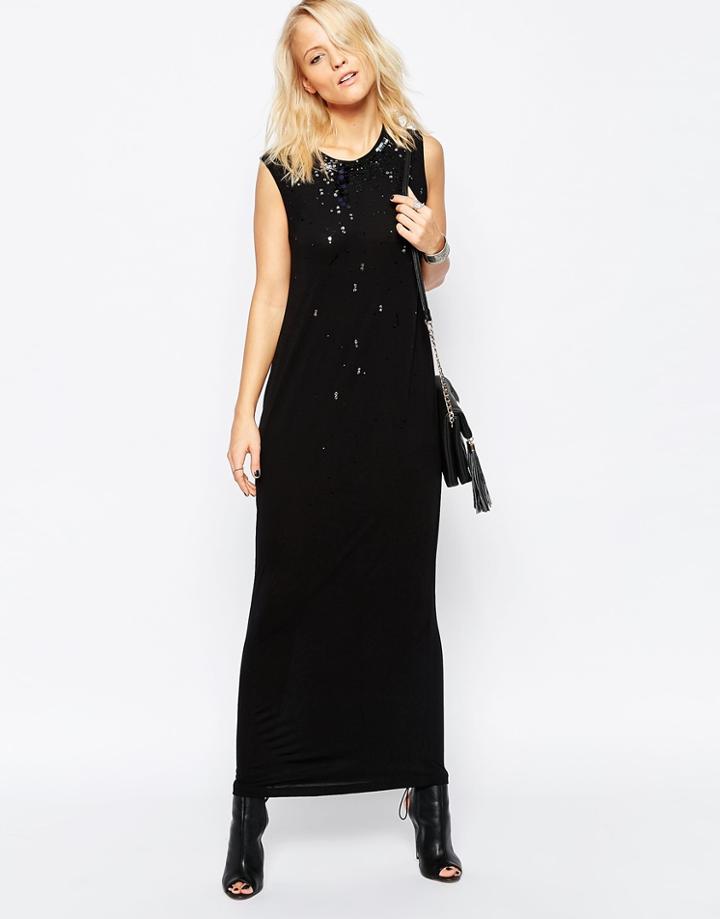 Religion Stellar Maxi Dress - Black