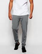 Asos Skinny Joggers In Super Lightweight Fabric - Slate Gray