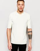 Adpt Short Sleeve Knitted Polo Shirt - Off White