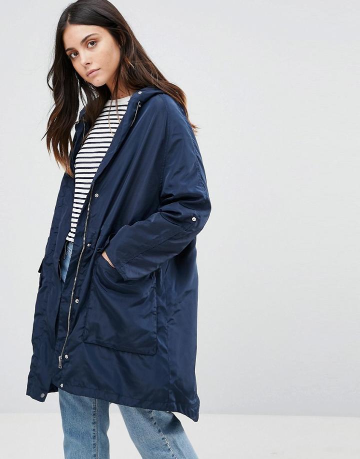 Vero Moda Relaxed Parka - Navy