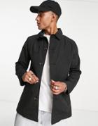 Brave Soul Lightweight Trench In Black