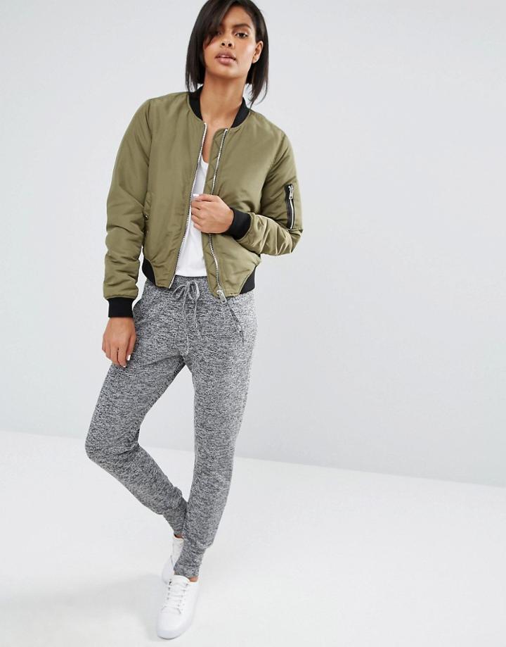 Vero Moda Gray Marl Jogger - Gray