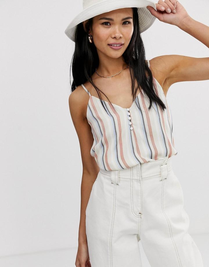 Stradivarius Button Front Cami - Multi