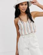 Stradivarius Button Front Cami - Multi