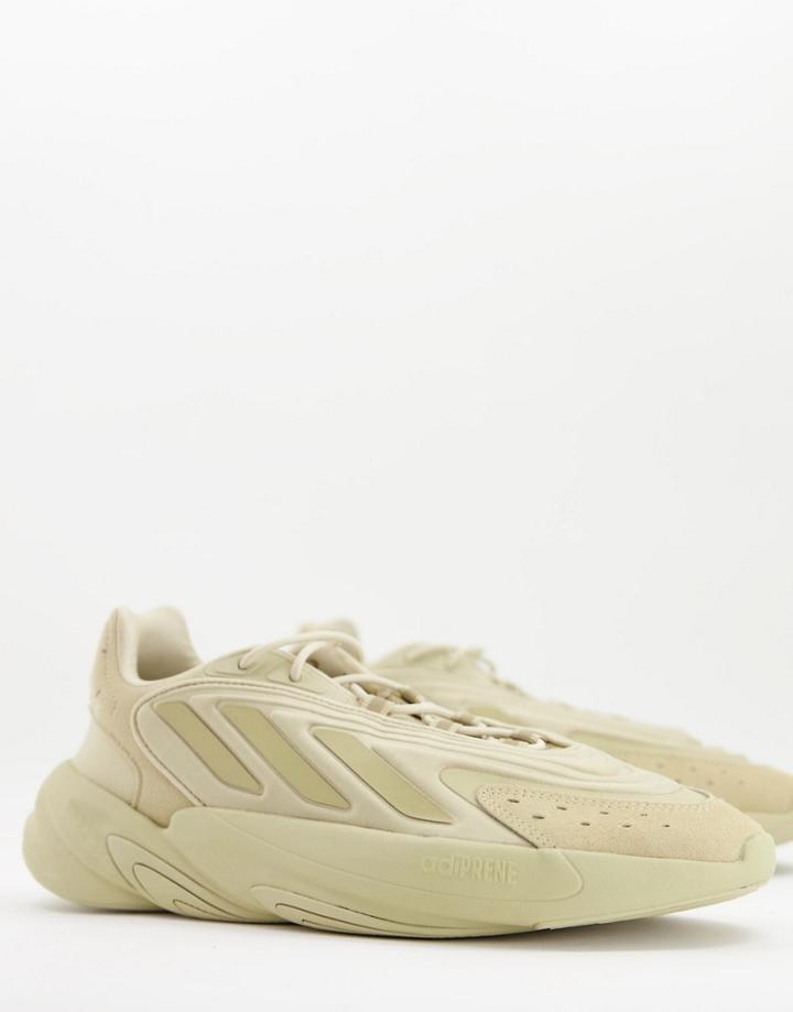 Adidas Originals Ozelia Sneakers In Triple Beige-neutral
