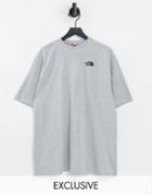 The North Face Jersey T-shirt Dress In Gray-grey