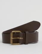 New Look Perforated Belt In Brown - Brown