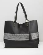 Yoki Fashion Shopper Bag - Black