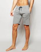 Esprit Jersey Lounge Shorts In Slim Fit - Gray