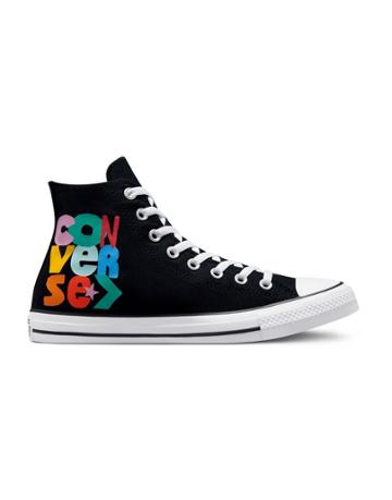 Converse Chuck Taylor All Star Hi 'much Love' Canvas Sneakers In Black