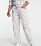 New Look Original Fit Corduroy Jeans In Light Gray-grey