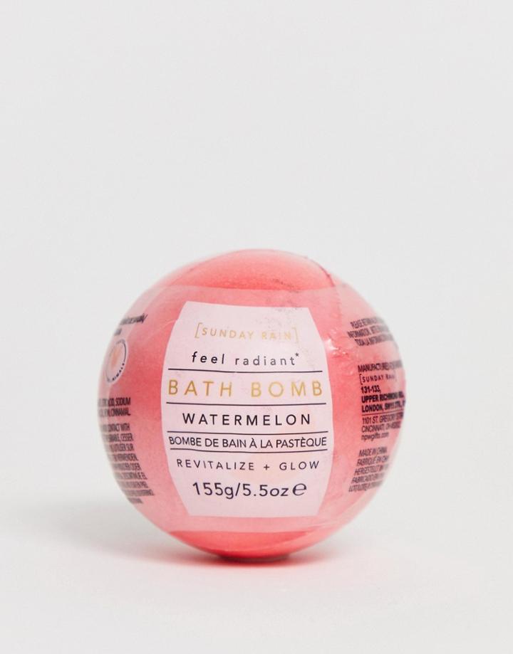 Sunday Rain Bath Bomb Watermelon - Clear