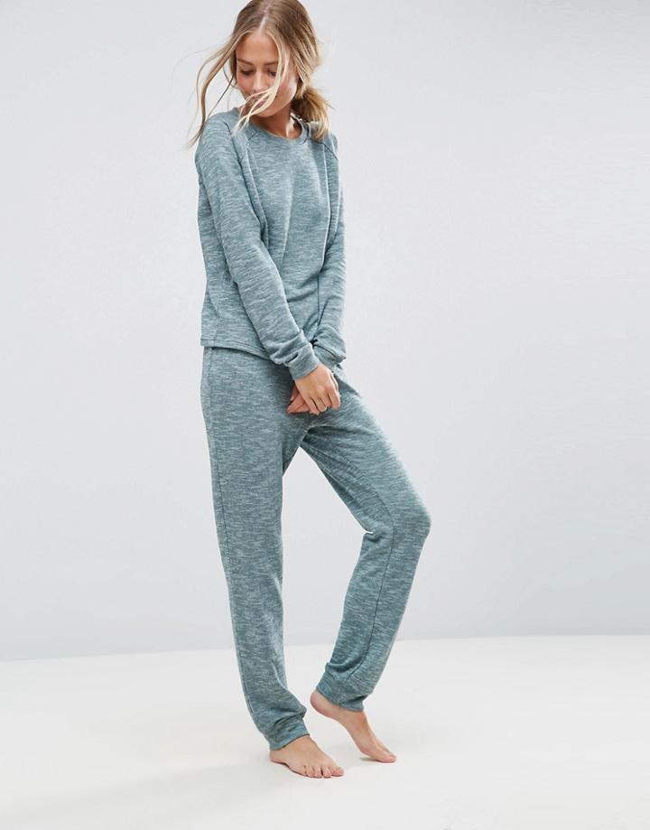 Asos Lounge Sweat & Jogger Set - Green