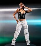 Asyou 90s Straight Utility Jean In White