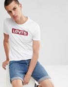 Levi's Tab Logo T-shirt In White-white