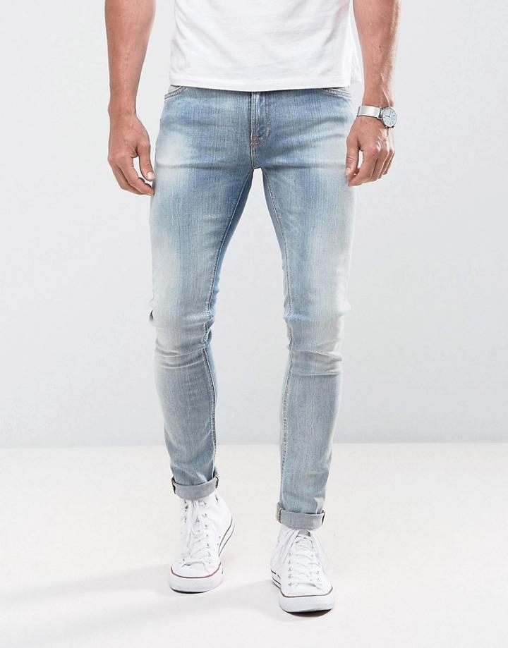 Nudie Jeans Co Skinny Lin Jean Crispy Orange - Blue