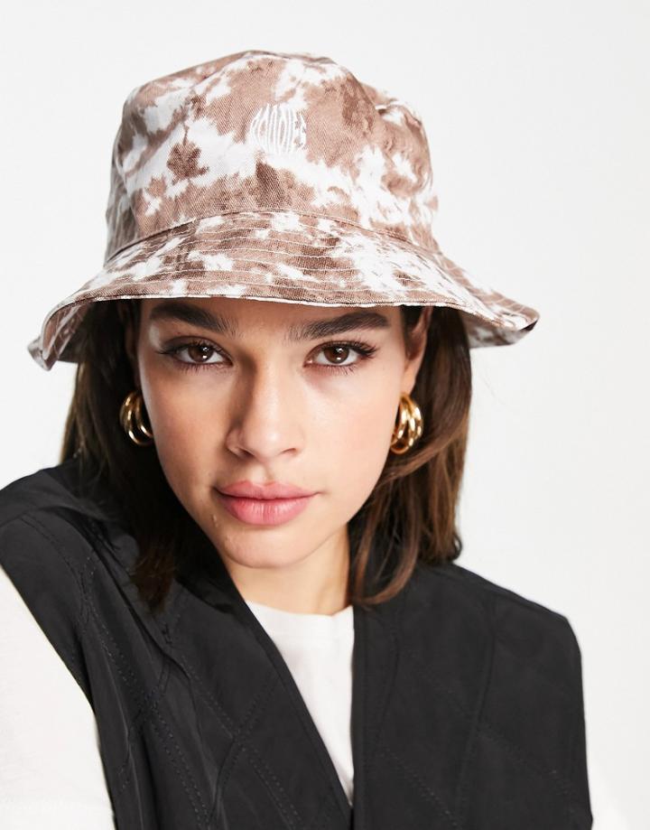 Roadies Bucket Hat In Brown Tie Dye - Part Of A Set