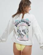 Billabong Washed Out Sweatshirt - White