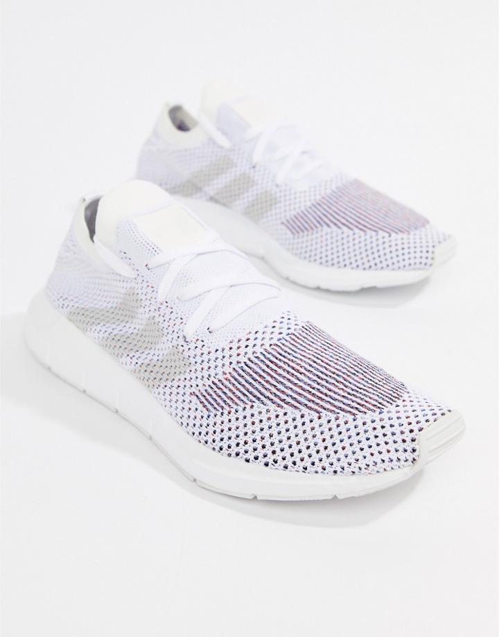 Adidas Originals Swift Run Primeknit Sneakers In White Cq2895 - White