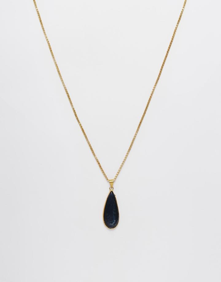 Warehouse Teardrop Pendant - Navy