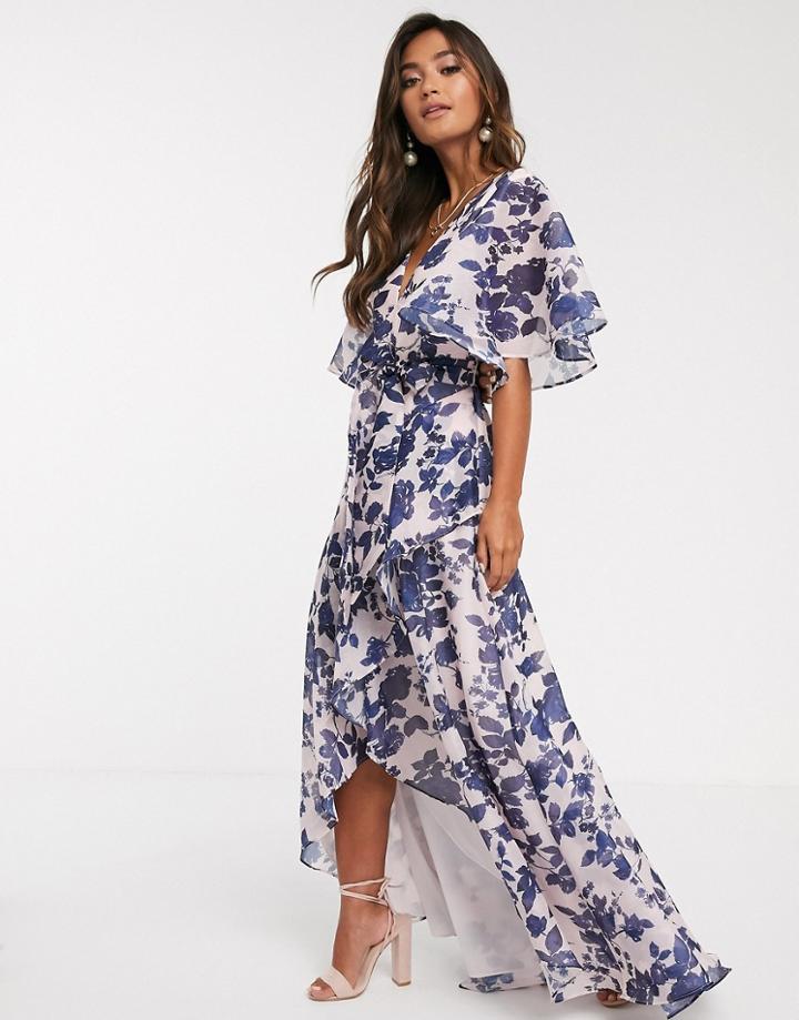 Keepsake Halo Floral Gown - Multi