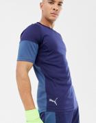 Puma Soccer Graphic T-shirt In Navy 655783-03 - Navy