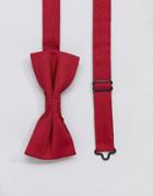 Twisted Tailor Bow Tie In Red - Red
