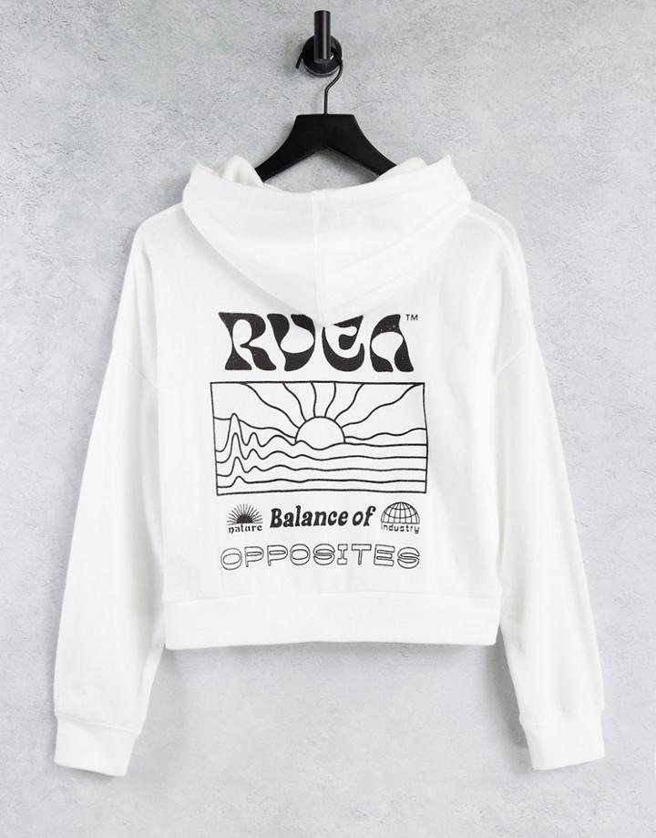 Rvca Vibrations Hoodie In White