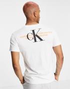 Calvin Klein Jeans Urban Graphic T-shirt In White