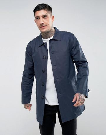 Hymn Waterproof Trench - Navy