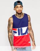 Fila Black Block Tank - White