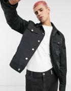 Weekday Milton Nylon Jacket In Black