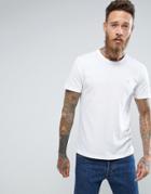 Abercrombie & Fitch Slim Fit T-shirt Pop Icon Crew Neck In White - White