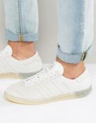 Adidas Originals Hamburg Tech Sneakers In White S79994 - White