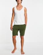 Ck One Sleep Shorts In Green