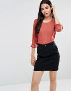 Vero Moda Burnt Orange Midi Top - Orange