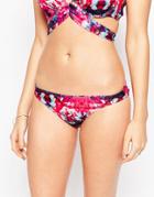 Lipsy Floral Bikini Bottoms - Pink