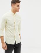Selected Homme Classic Oxford Shirt-yellow