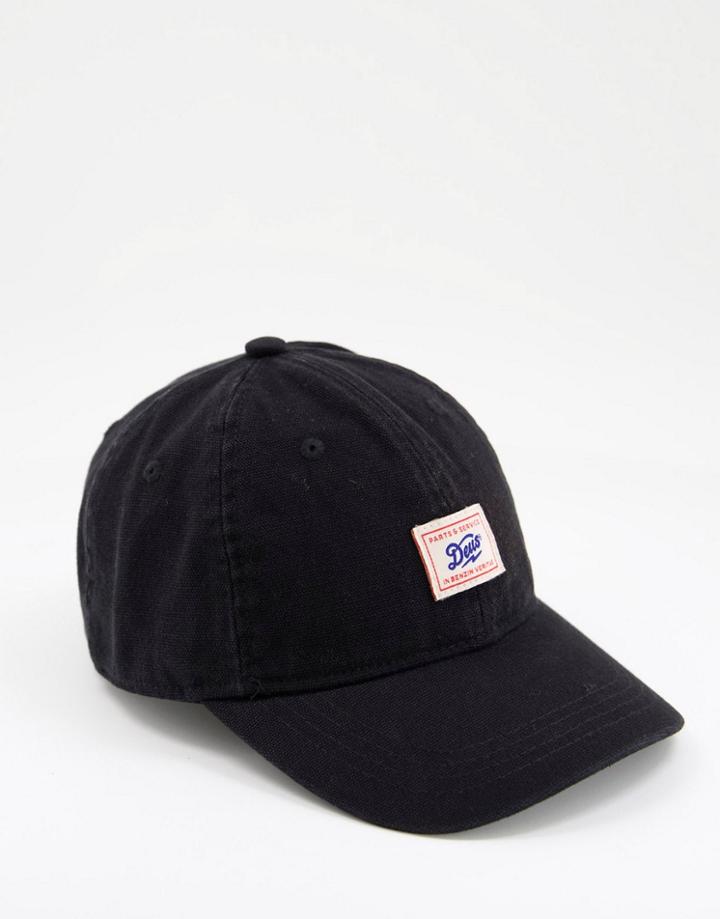 Deus Ex Machina Carter Cord Cap In Black