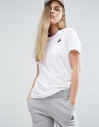 Le Coq Sportif Boyfriend Tricolores Ringer T-shirt - White