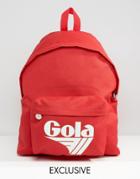 Gola Exclusive Classic Backpack In Red And White - Red