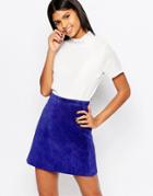 Poppy Lux Samantha Top With Embellished Collar - White