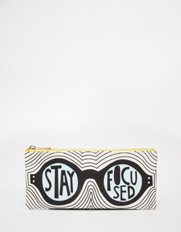 Ban. Do Stay Focused Pencil Pouch - Multi