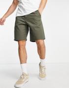 Vans Relaxed Fit Authentic Chino Shorts In Green