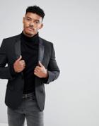Hugo Sparkle Evening Blazer In Dark Navy - Navy